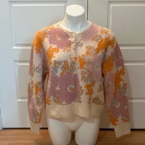Zara Floral Patterned Sweater